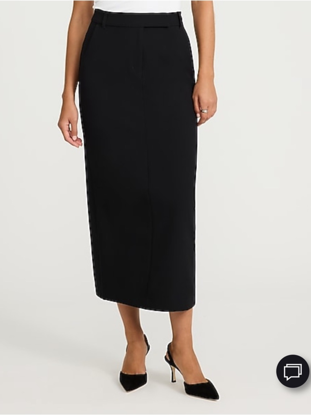 Express Classic Black Pencil Maxi Skirt - Women's- 4